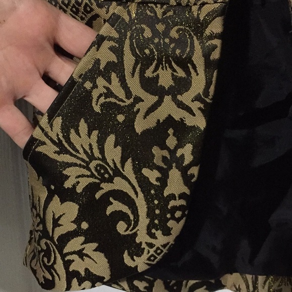 H&M jacket blazer gold brown beige size 2 (ff) - Picture 6 of 8